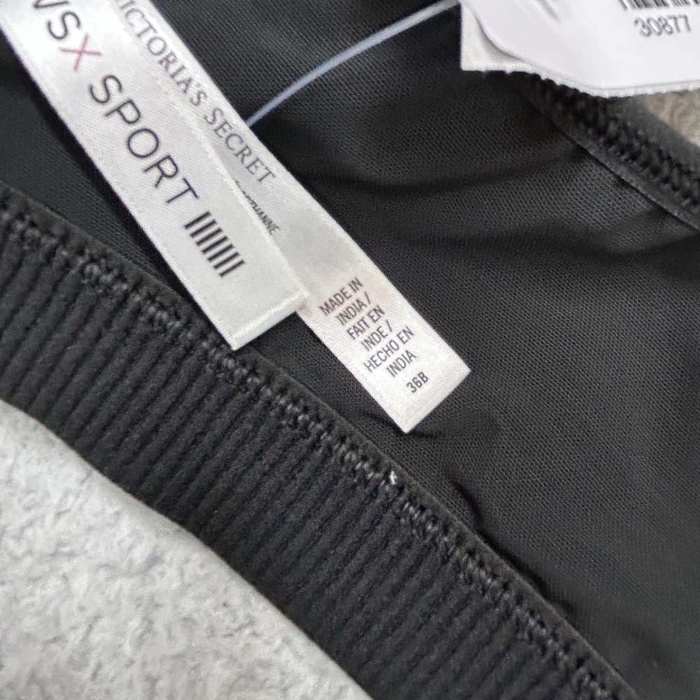 Victoria Secret Bra 36B Sports Bra VSX Sport Underwire Front Zip Support - Picture 7 of 9